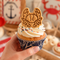 Crab Mini Cookie Cutter & Stamp Set