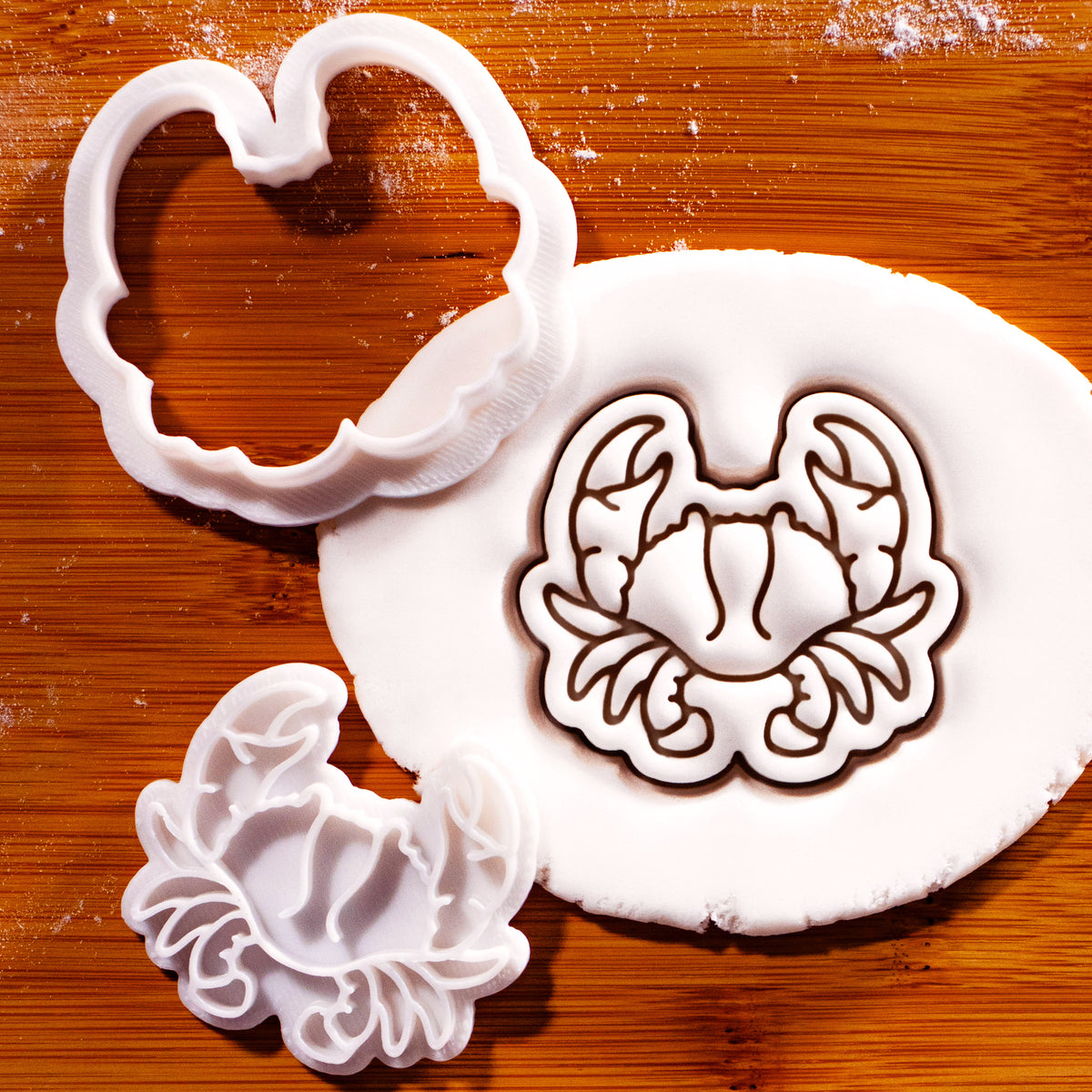 Crab Mini Cookie Cutter & Stamp Set
