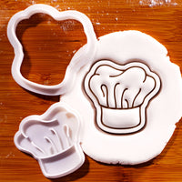 Chef Hat Mini Cookie Cutter & Stamp Set