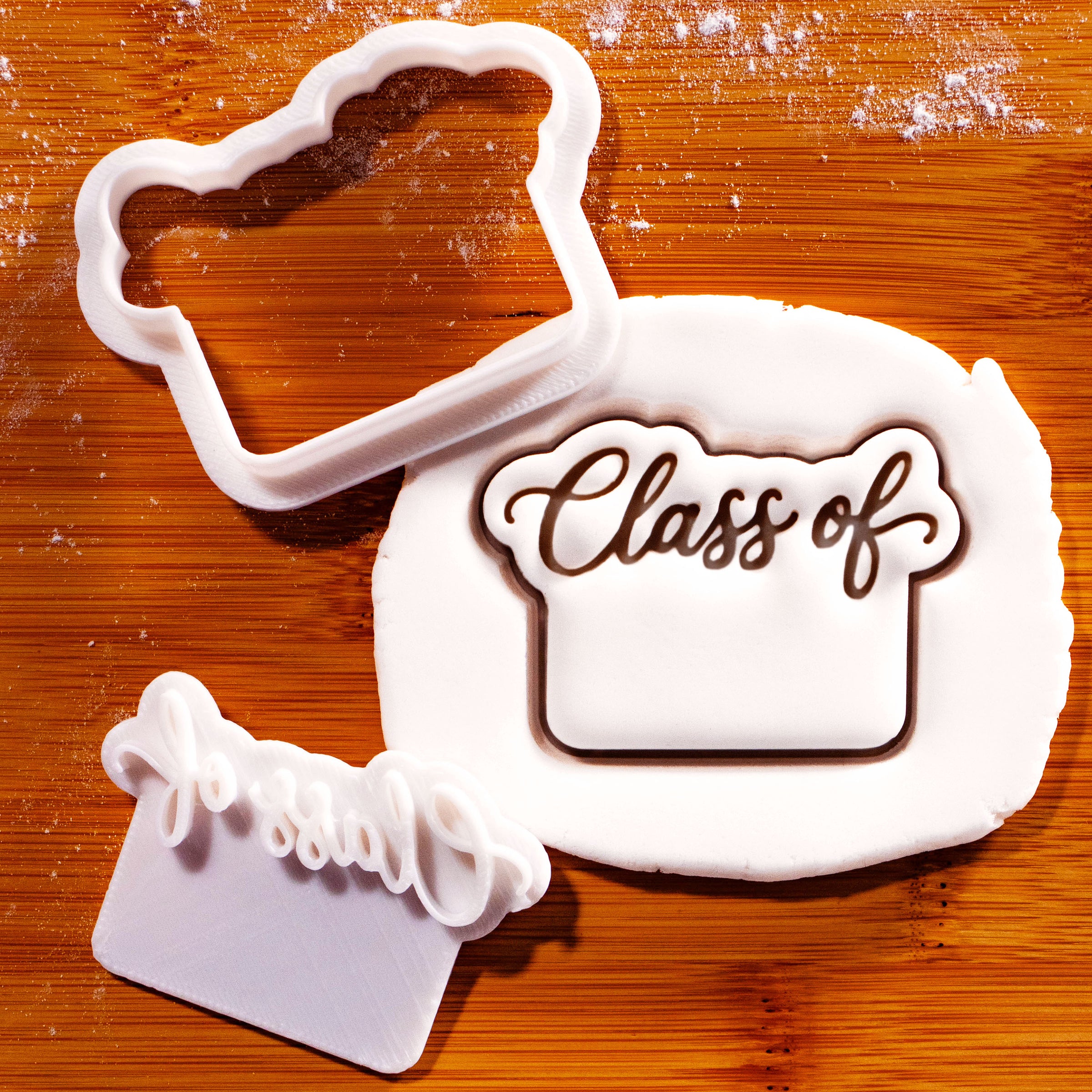 Class Of Plaque Mini Cookie Cutter & Stamp Set