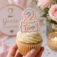 Number Two Mini Cookie Cutter & Stamp Set