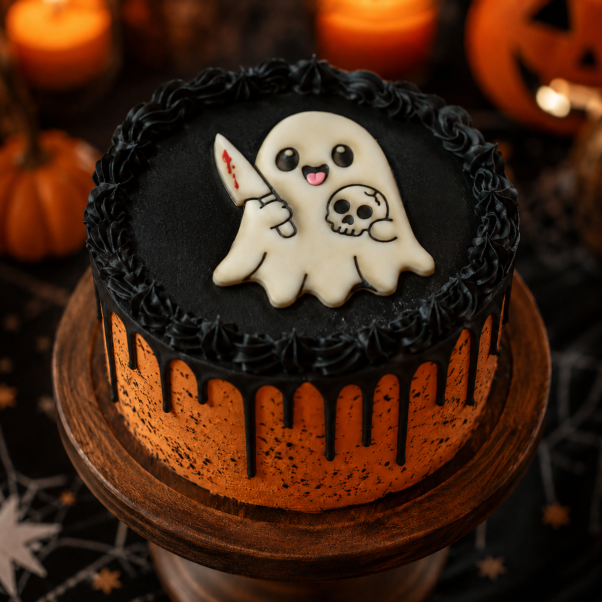 Mischievous Ghost with Skull Cookie Cutter