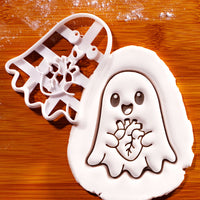 Ghost with Anatomical Heart Cookie Cutter