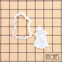 Witchy Ghost Mini Cookie Cutter & Stamp Set