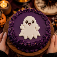 Rude Ghost Cookie Cutter