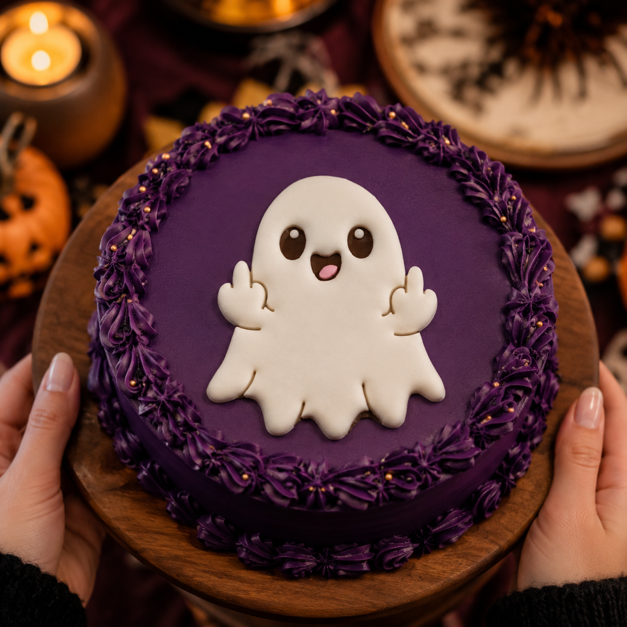 Rude Ghost Cookie Cutter