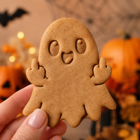 Rude Ghost Cookie Cutter