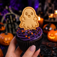 Rude Ghost Mini Cookie Cutter & Stamp Set