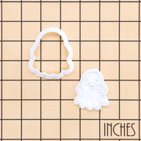 Rude Ghost Mini Cookie Cutter & Stamp Set