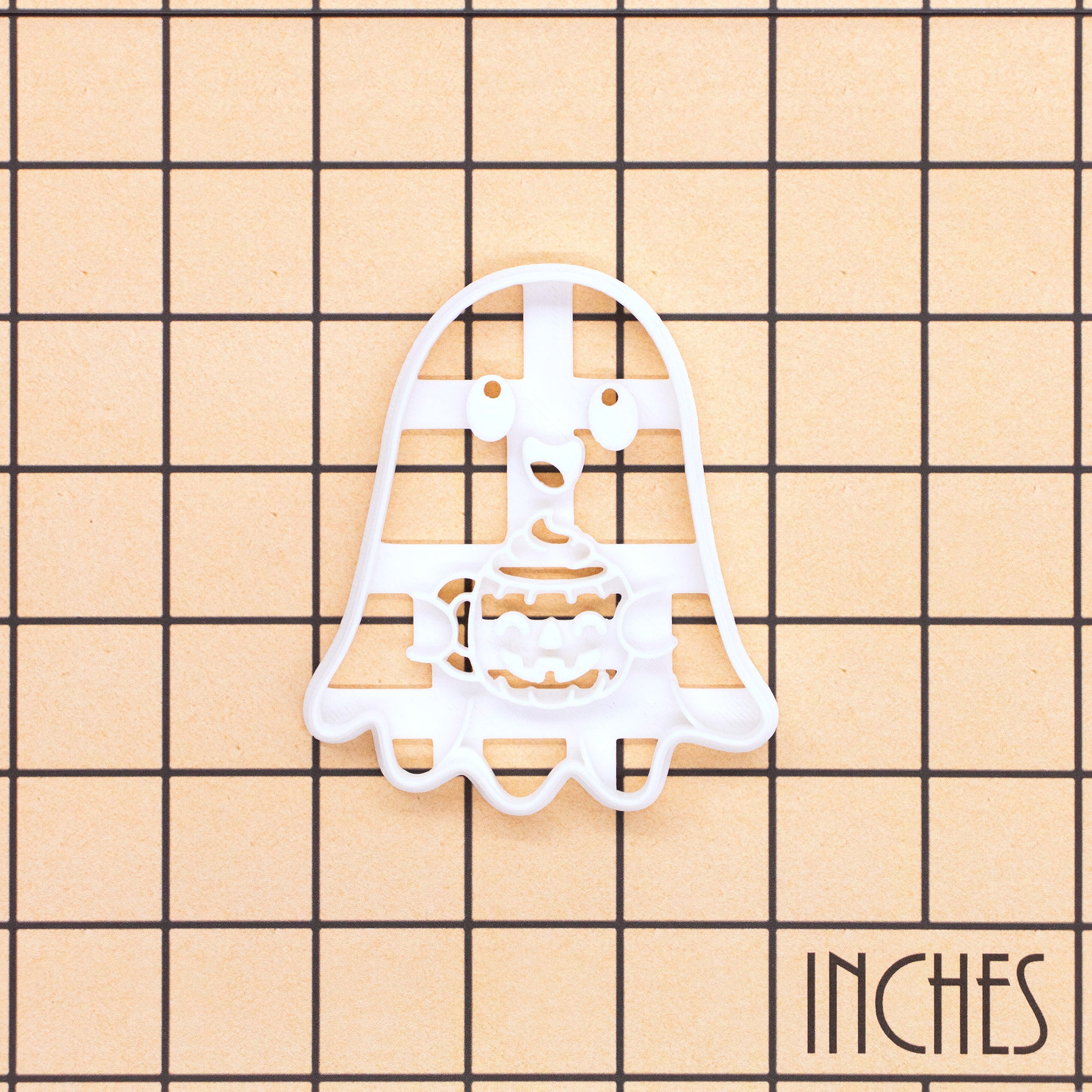 Ghost with Spiced Latte Cookie Cutter
