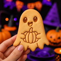 Ghost with Pumpkin Cookie Cutter