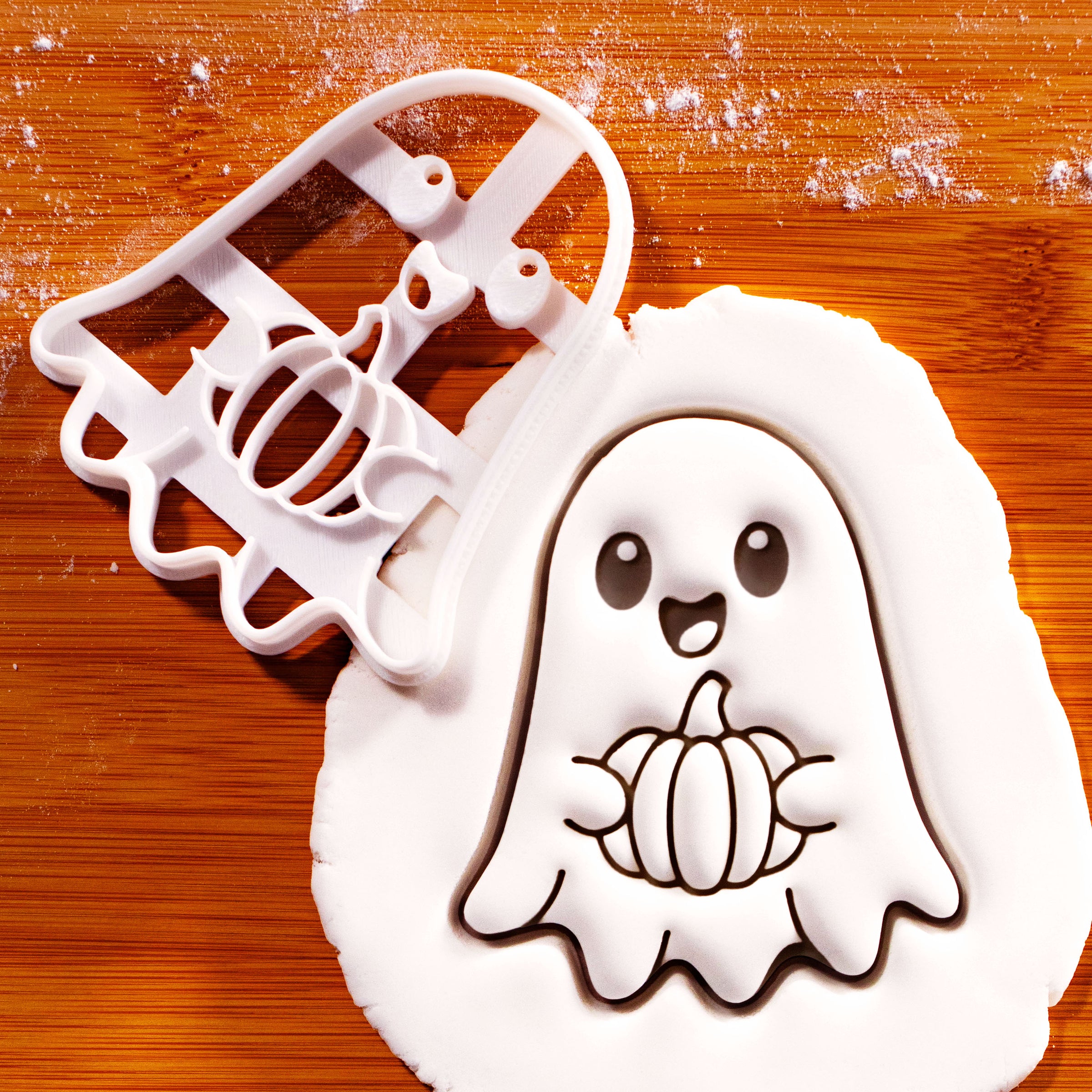 Ghost with Pumpkin Cookie Cutter