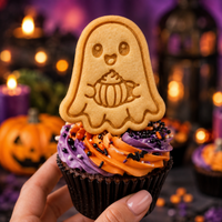 Ghost Spiced Latte Mini Cookie Cutter & Stamp Set
