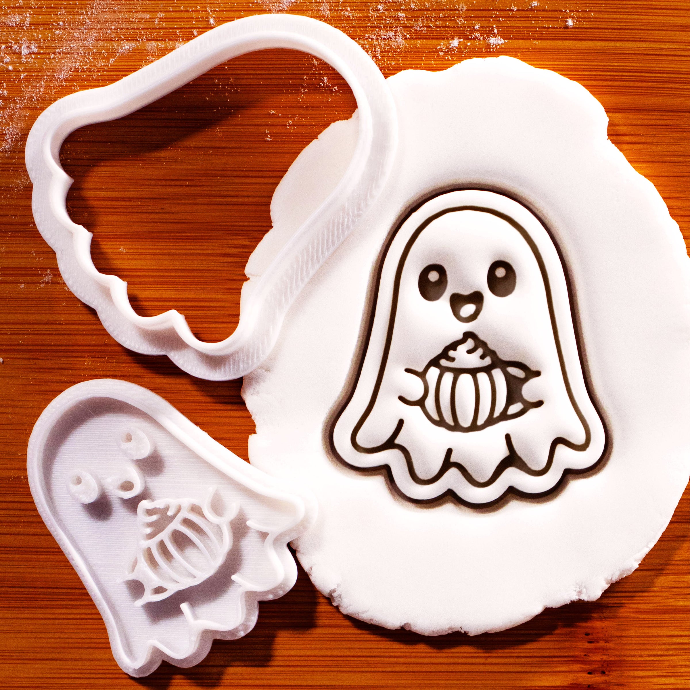 Ghost Spiced Latte Mini Cookie Cutter & Stamp Set
