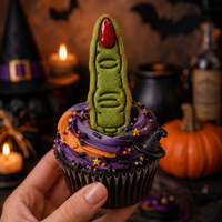 Witch Finger Mini Cookie Cutter & Stamp Set