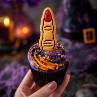 Witch Finger Mini Cookie Cutter & Stamp Set