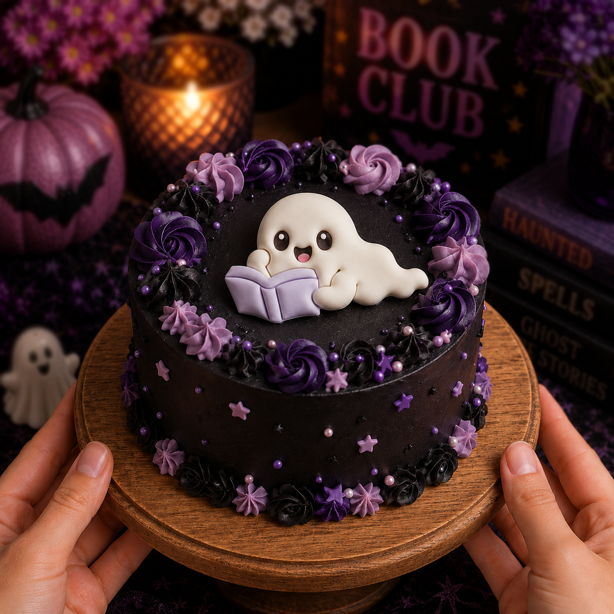 Bookworm Ghost Cookie Cutter