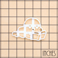 Bookworm Ghost Cookie Cutter