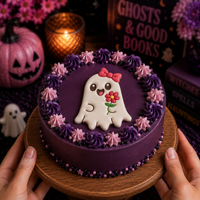 Ghost with Flower Cookie Cutter