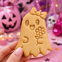 Ghost with Flower Cookie Cutter