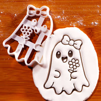 Ghost with Flower Cookie Cutter