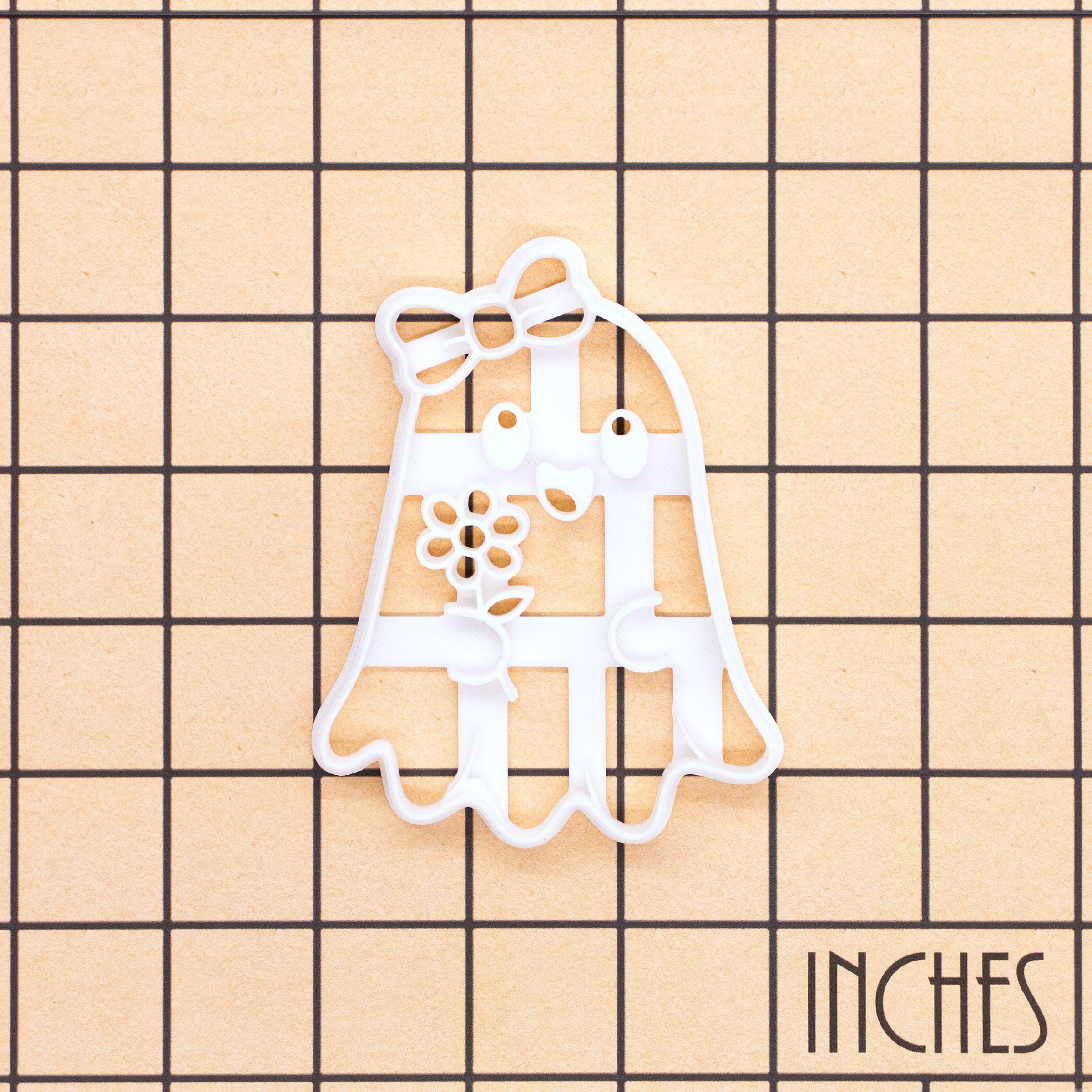 Ghost with Flower Cookie Cutter