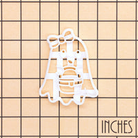 Ghost with Picnic Basket Cookie Cutter