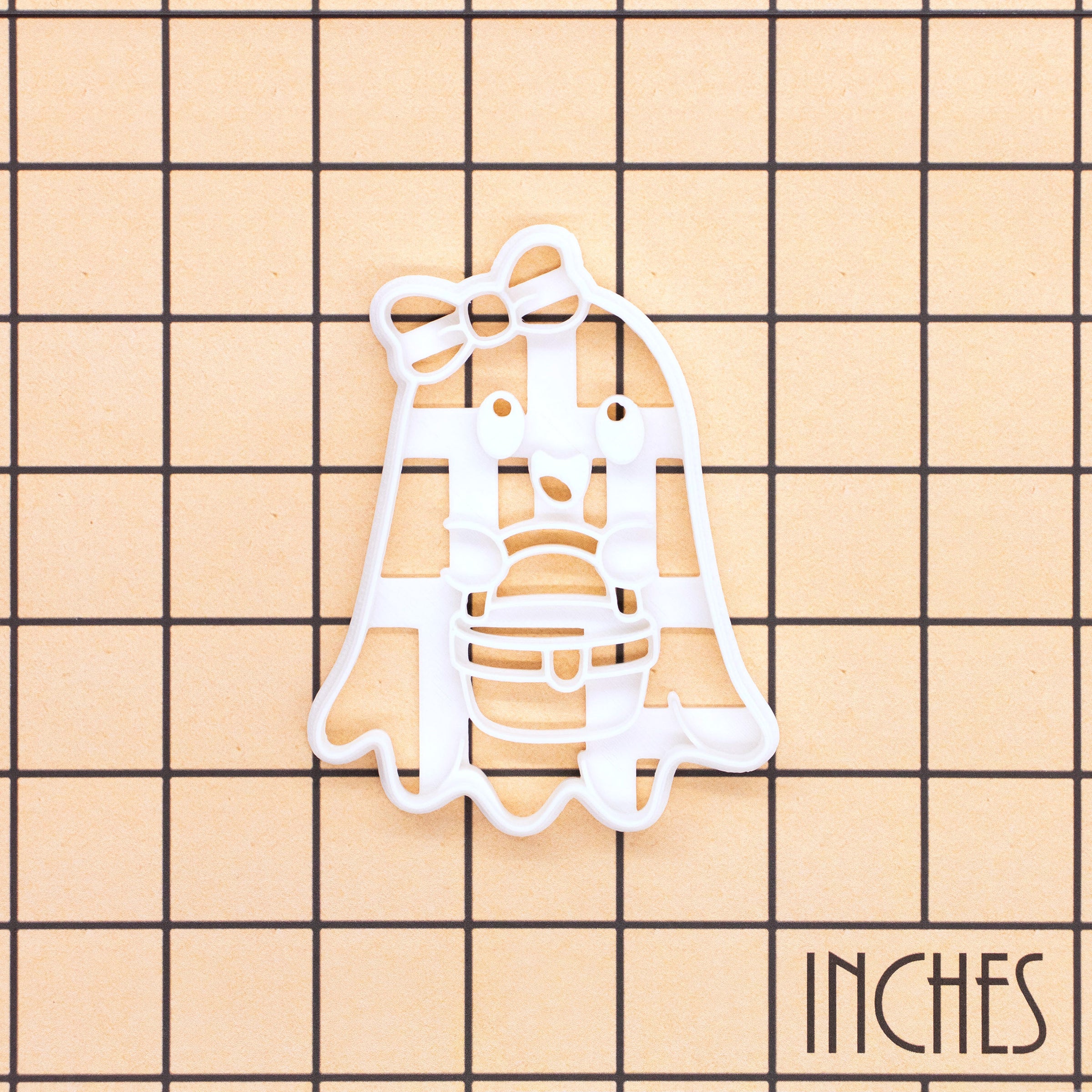 Ghost with Picnic Basket Cookie Cutter