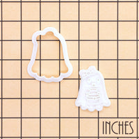 Ghost with Picnic Basket Mini Cookie Cutter & Stamp Set