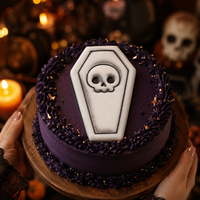 Skull Coffin Cookie Cutter