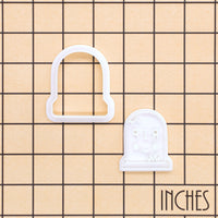 RIP Tombstone Mini Cookie Cutter & Stamp Set