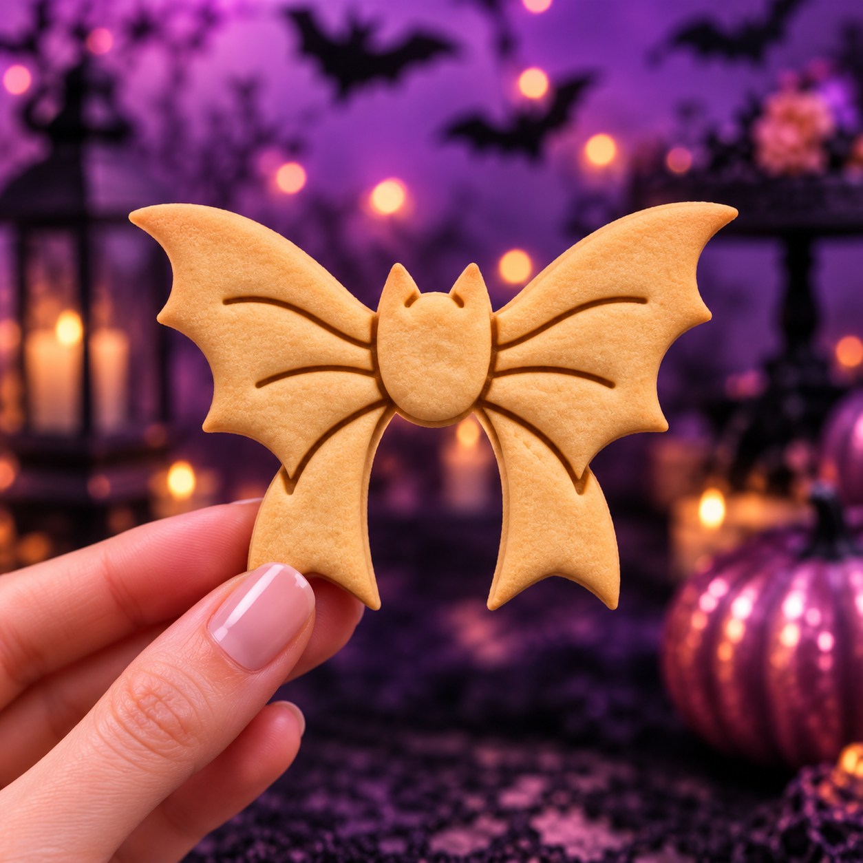 Bat Shaped Bow Cookie Cutter