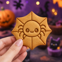 Chibi Spider in Web Cookie Cutter