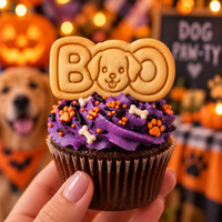 BOO Dog Face Mini Cookie Cutter & Stamp Set