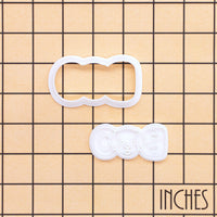 BOO Dog Face Mini Cookie Cutter & Stamp Set