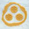 bakerlogy luna moth cookie cutout dough