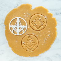 Bakerlogy Masonic Compass Cookie Cutter