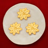Bakerlogy Poinsettia Flower cookies