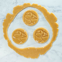 BAKERLOGY Puffin cookies dough cutouts