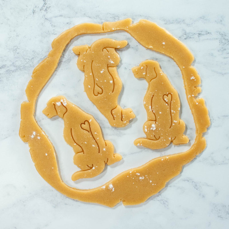 bakerlogy ridgeback dog cookie cutter cutout dough