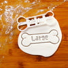 large personalized bone cookie cutter