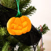 halloween jack o lantern pumpkin clay christmas ornament