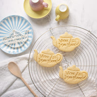 alice's adventures in wonderland - we are all mad here teapot cookies