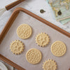 steampunk clock and gear cookies