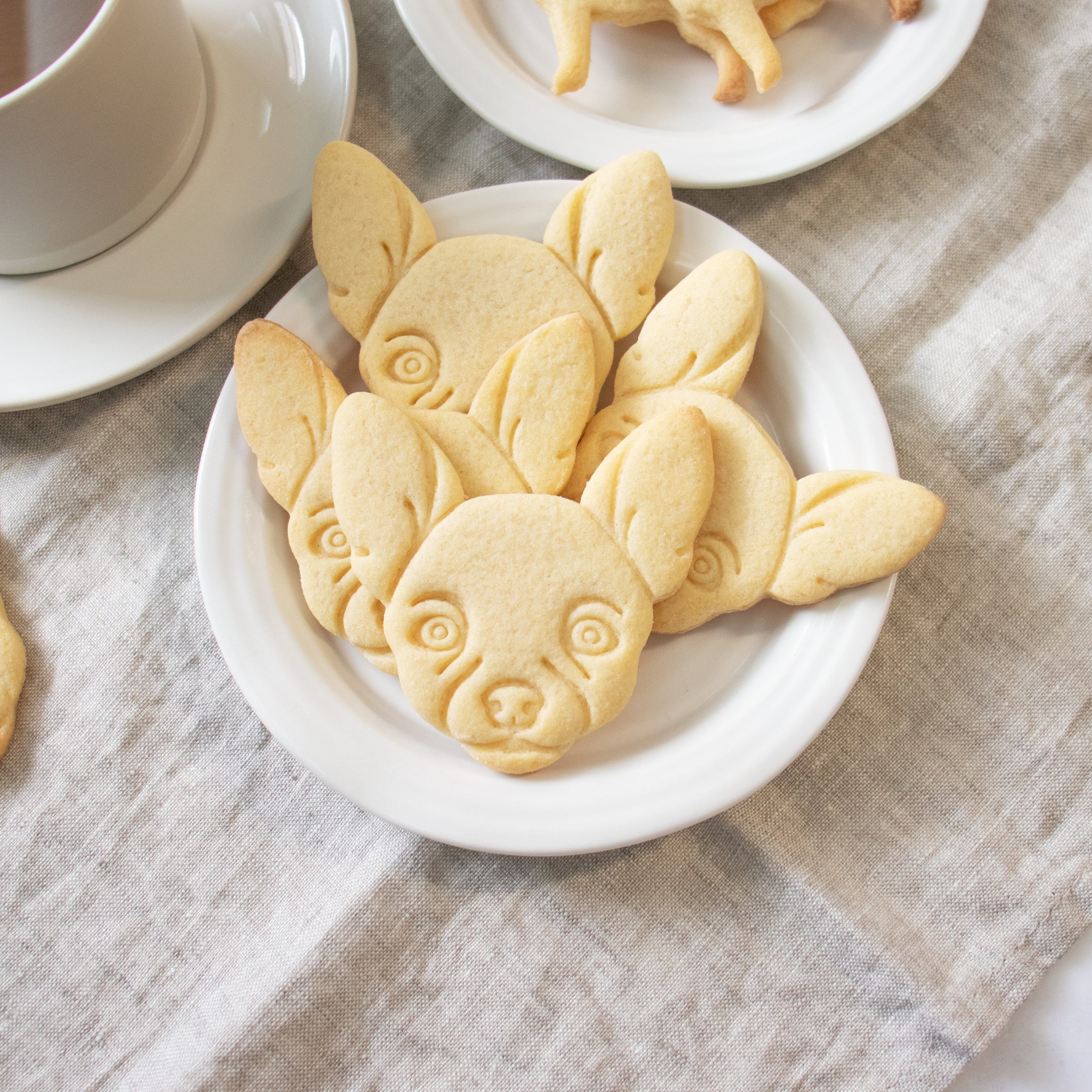 chihuahua dog face cookies