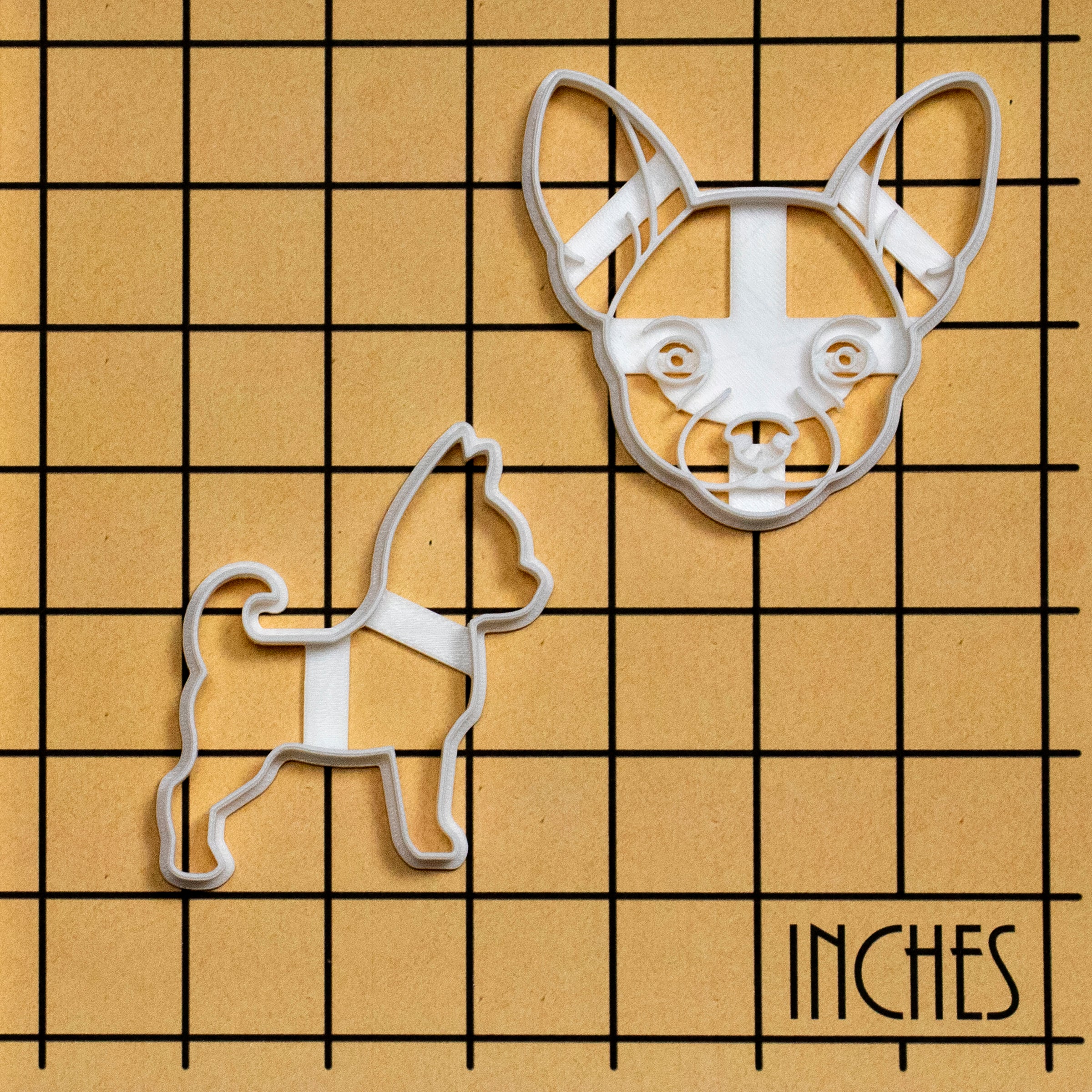 Set of 2 Chihuahua Cookie Cutters
