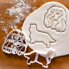 set of 2 cavalier king charles dog cookie cutters