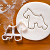 schnauzer with short tail cookie cutter