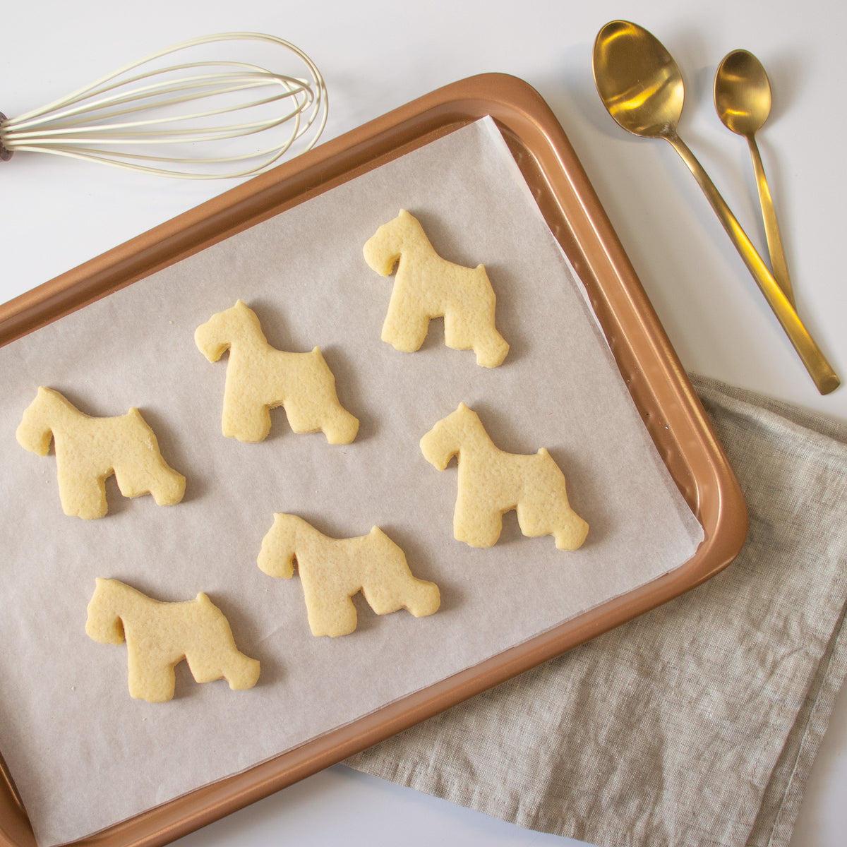 schnauzer with short tail cookie cutter