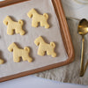 schnauzer with long tail cookies